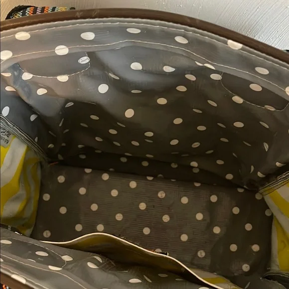 COPY - Gray and Yellow Quilted Tote Bag - Picture 3 of 4